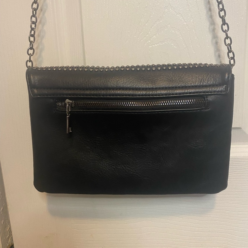 MMS  Design Studio Studded Black Chain Purse - Picture 2 of 9